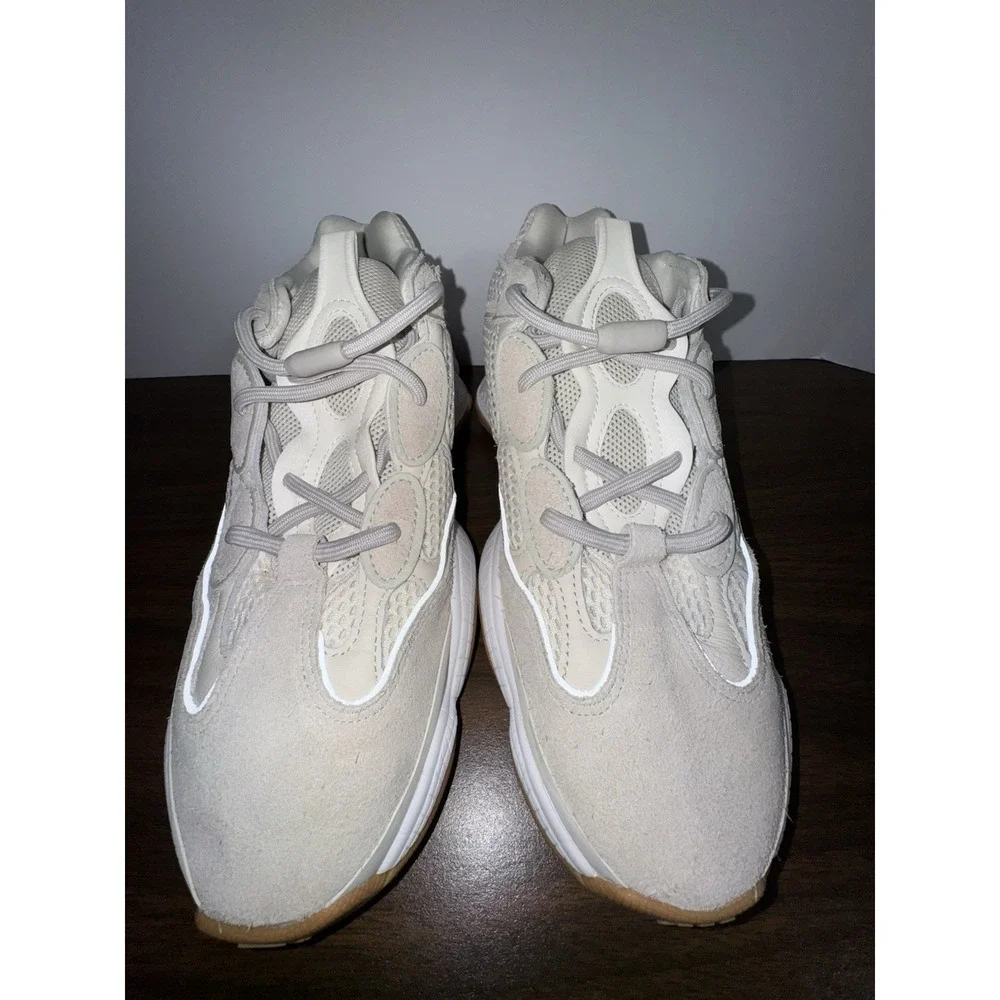 Adidas Mens Yeezy 500 Lace Up Sneakers Shoes Casual - Off White - Size 11.5‎ M